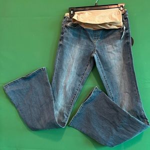 Maternity Jeans-high rise flare. Articles of Society brand